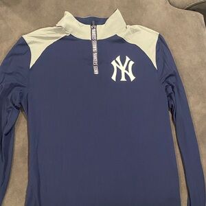 Fanatics Yankees Blue and White Performance Jacket